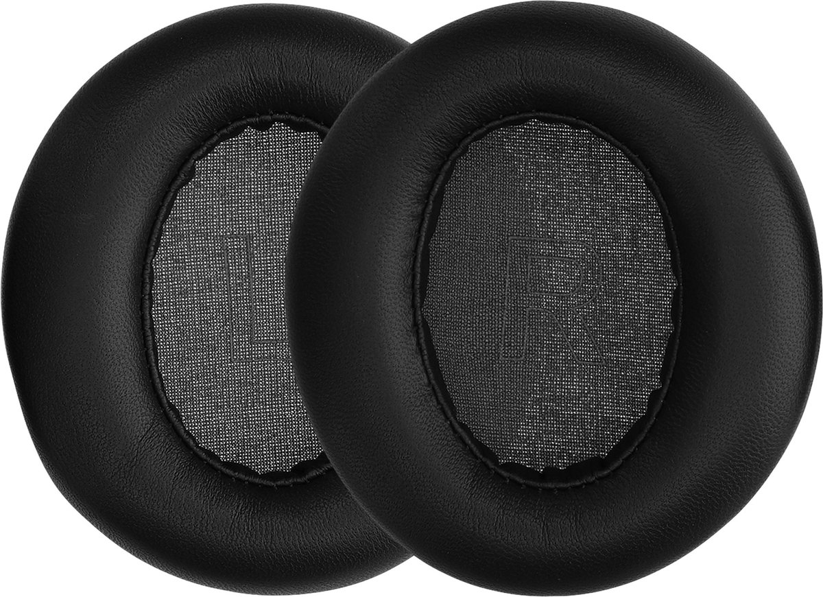 kwmobile 2x oorkussens voor koptelefoon - geschikt voor Anker Soundcore Life Q35 / Q30 - Earpads van schapenleer - In zwart