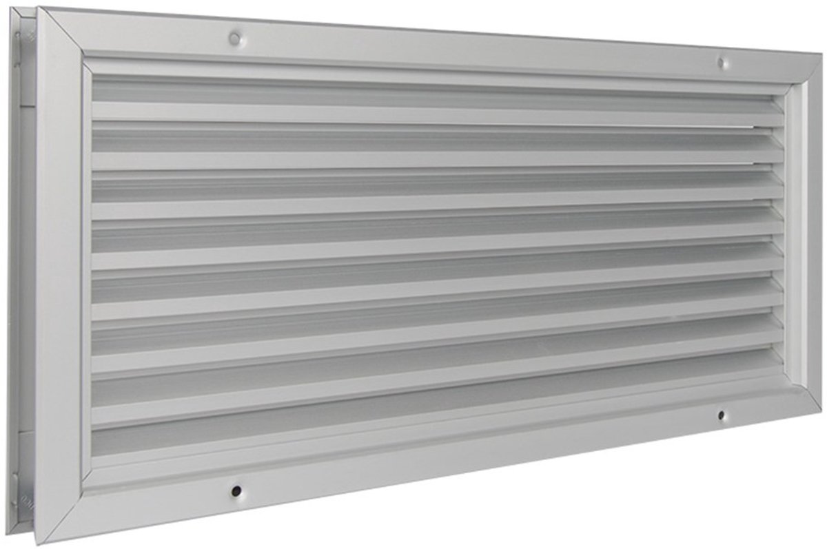 Nedco BV Deurventilatierooster 545x245mm aluminium geanodiseerd