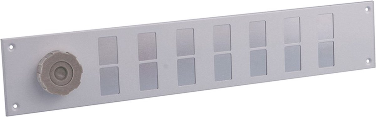 Nedco Aluminium schuifrooster 500x90mm wit