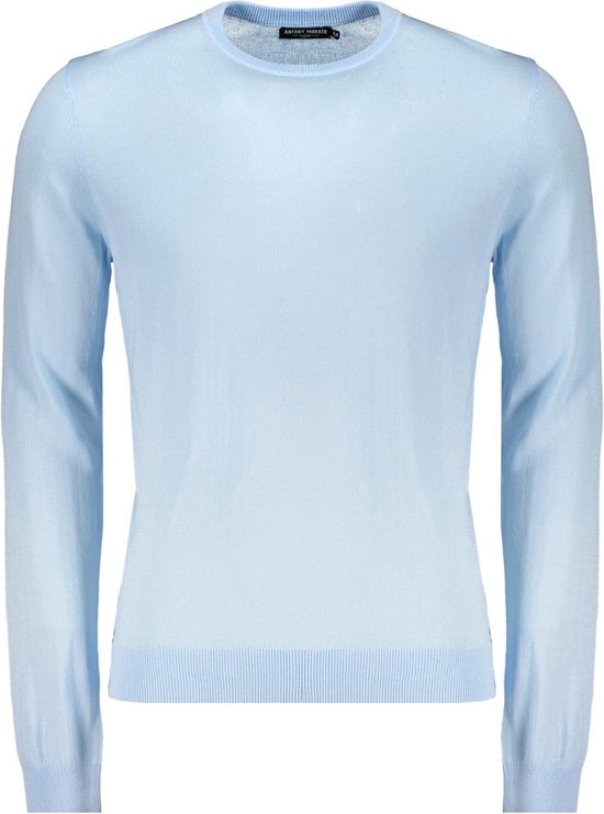 Antony Morato Trui Sweater Mmsw01429 Ya500086 7124 Sky Blue Mannen Maat - XL
