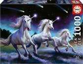 Puzzel Educa Unicorns (Anne Stokes) 1000 Onderdelen