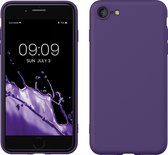 coque kwmobile pour Apple iPhone SE (2022) / SE (2020) / 8 / 7 - Coque pour smartphone - Coque arrière en violet jacinthe