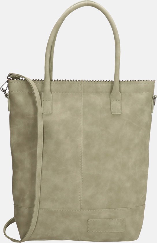 Zebra Trends Shopper avec pochette Natural Bag Cartel Nature Vert