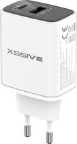 Xssive GaN 67W PDW Quick Charger – Wit