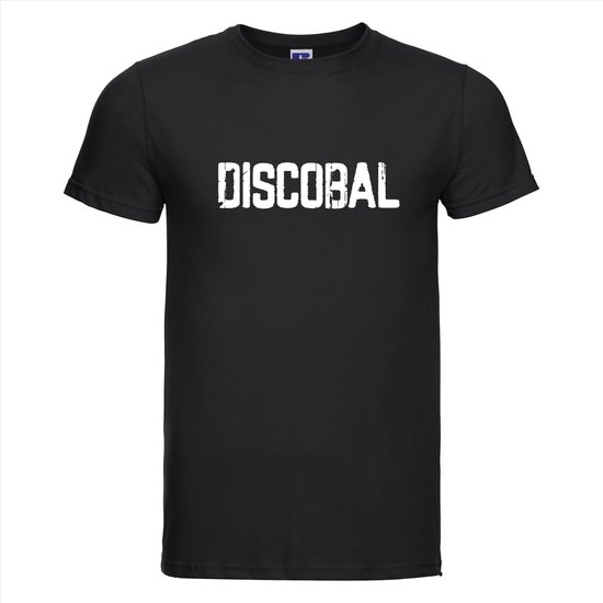 T-shirt Discobal | Festival | Zwart | Maat XXXL