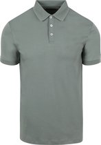 Suitable - Liquid Poloshirt Groen - Slim-fit - Heren Poloshirt Maat 4XL