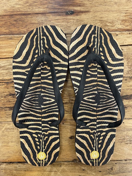 Owniez Flip Flops - Zebra Print Slippers - Dames - Comfortabele en Duurzame Slippers - Maat 39/40