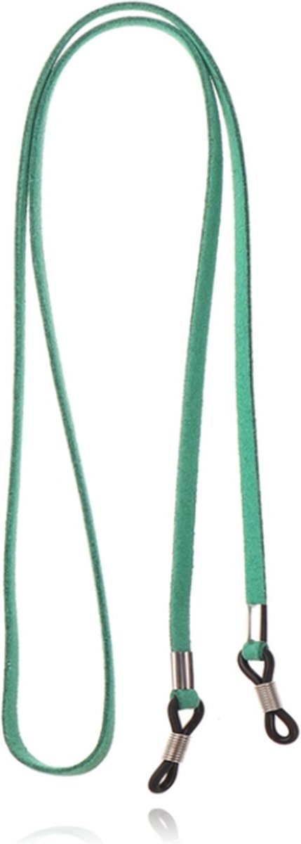 LGT Jewels Groen Elastisch PU Leren Koord voor Zonnebril of Leesbril