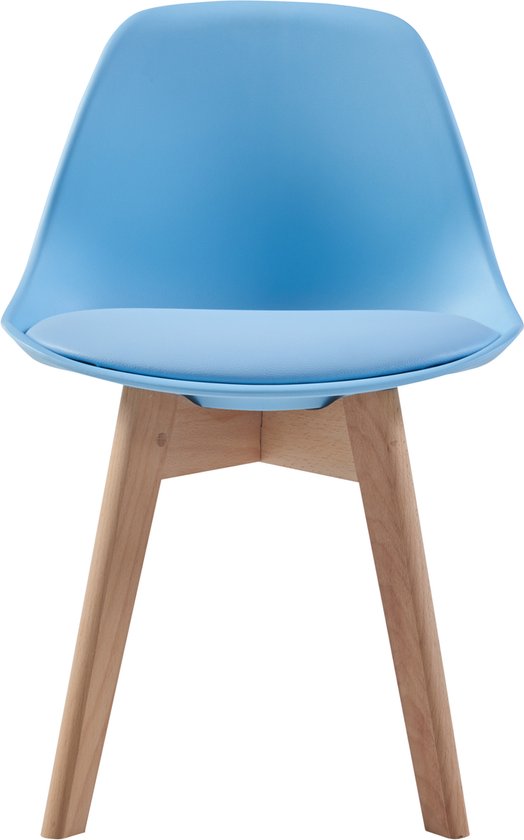 Kinderstoel Elvdal 56x38x33 cm set van 2 hemelsblauw [en.casa] van Kinder — afbeelding 2
