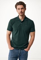 Polo T-Shirt Mannen - Donker Groen - Maat L