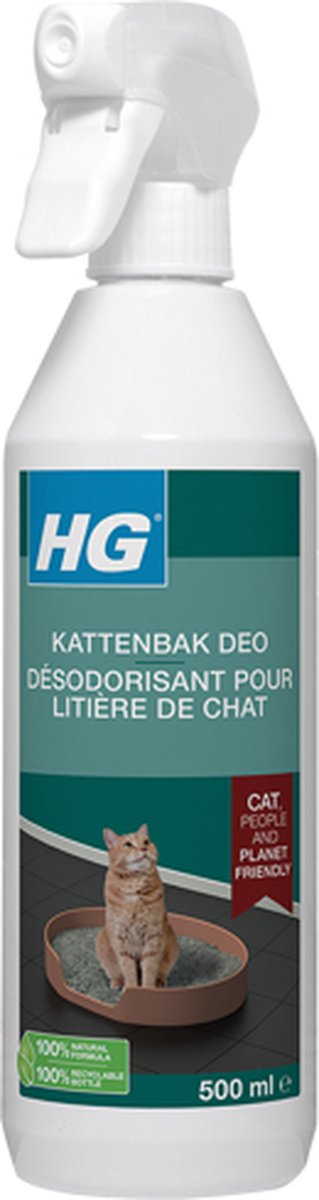 HG kattenbak deo 500ml - 2Stuks!
