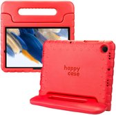 HappyCase Kinder Tablethoes Geschikt voor Samsung Galaxy Tab S9 | Kindvriendelijke Hoes | Beschemhoes | Kinderhoes | met Handvat en Standaard | Rood