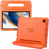 HappyCase Kinder Tablethoes Geschikt voor Samsung Galaxy Tab S9 | Kindvriendelijke Hoes | Beschemhoes | Kinderhoes | met Handvat en Standaard | Oranje