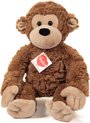 Hermann Teddy Knuffeldier aap Fritz - zachte pluche stof - premium knuffels - lichtbruin - 32 cm - Apen