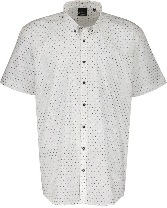 Jac Hensen Overhemd - Regular Fit - Wit - Grote Maten