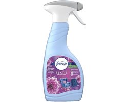 Febreze Textielverfrisser Spray | Met de geur van Lenor | Amethist & Bloemen Boeket | 500ml | Verwijderd nare geuren