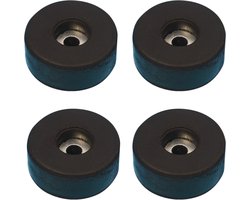 Adam Hall Rubber voetjes - Set van 4x 38x15mm voor racks - 4907