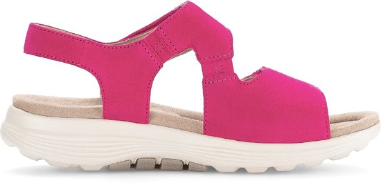 Gabor Rollingsoft Sensitive 46.815.21 - Sandale de marche à roulettes pour femme - Rose - Taille 44 (UE) 9,5 (UK)