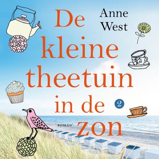 De kleine theetuin in de zon - cover