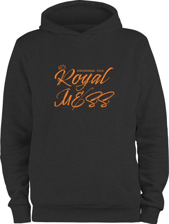 Koningsdag Kleding | Fotofabriek Koningsdag hoodie heren | Koningsdag hoodie dames | Oranje hoodie | Maat XL | Royal Mess Oranje