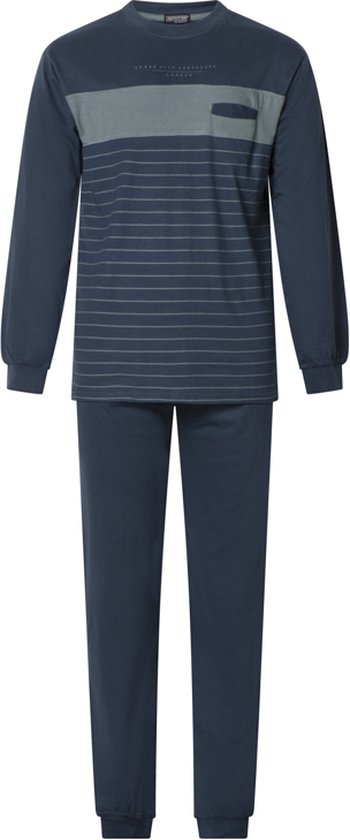 Heren pyjama 411684 van Outfitter in navy maat L