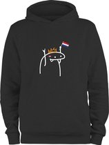 Koningsdag Kleding | Fotofabriek Koningsdag t-shirt heren | Koningsdag t-shirt dames | Oranje hoodie | Maat XL | Durp Vlag