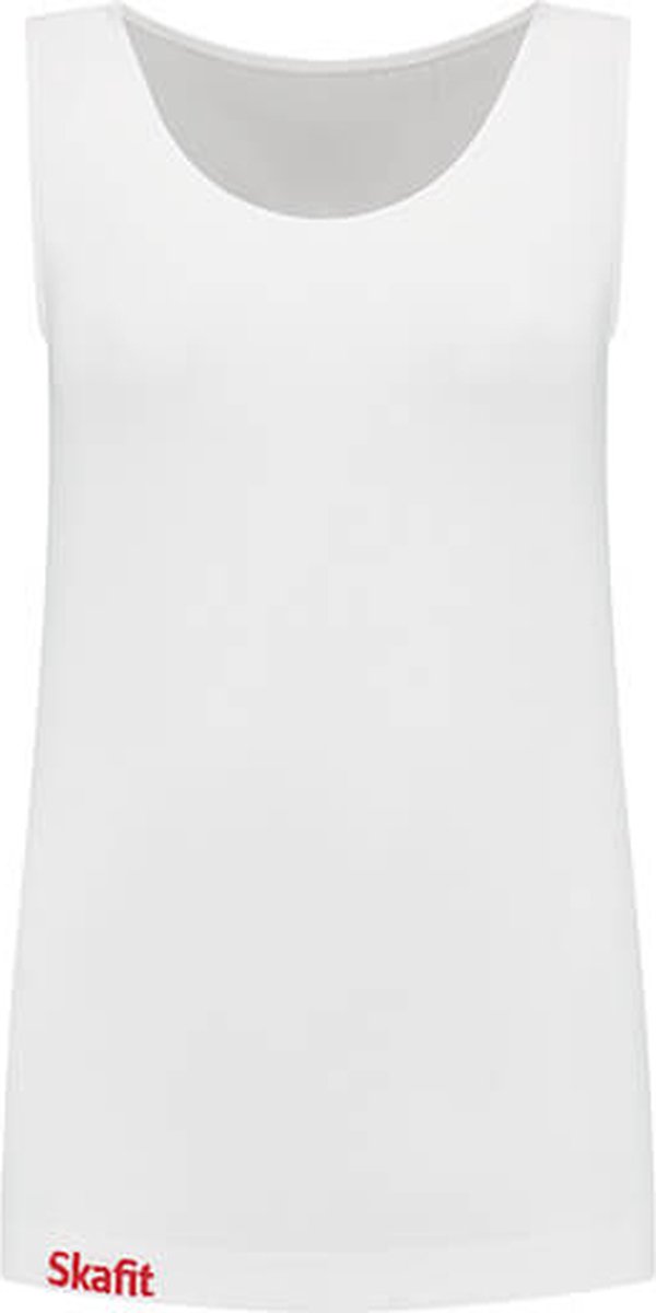 Skafit Casual dames hemd maat M - wit - ademend - antibacterieel - stretch - platte naden - extra lengte