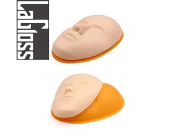 LaGloss® Realistische 5D Siliconen Gezicht Oefenbord voor Make-up, Wenkbrauwen, Oog Make-Up, Permanente Make-up incl. Plastic Base