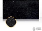 Marmeren Plaat Zwart Snijplank 45x35cm Handgemaakt Italiaans Marmer – Tapasplank Marble Cuttingboard Kaasplank - Serveerplank en Borrelplank - LuxuryQuarry®