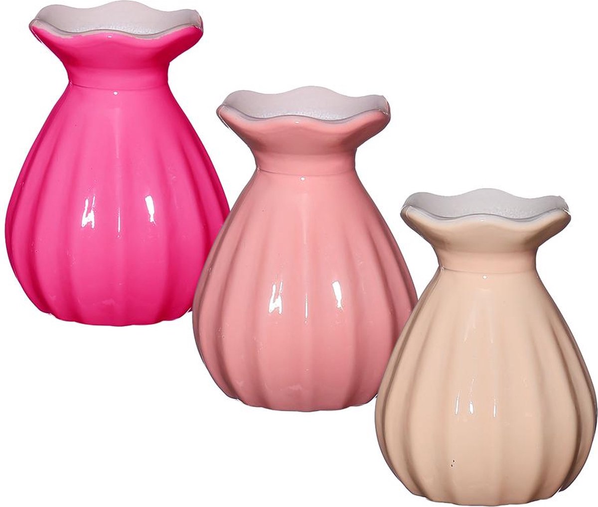 Ideas 4 Seasons Vaas Fleur Roze Assortiment