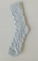 Fluffy sokken - Unisex- Warme sokken maat 38 t/m 44- Winter Huissokken- Bedsokken - Huissokken - Badstof sokken - Verwarmde sokken - Dikke sokken - Kleur: blauw-grijs