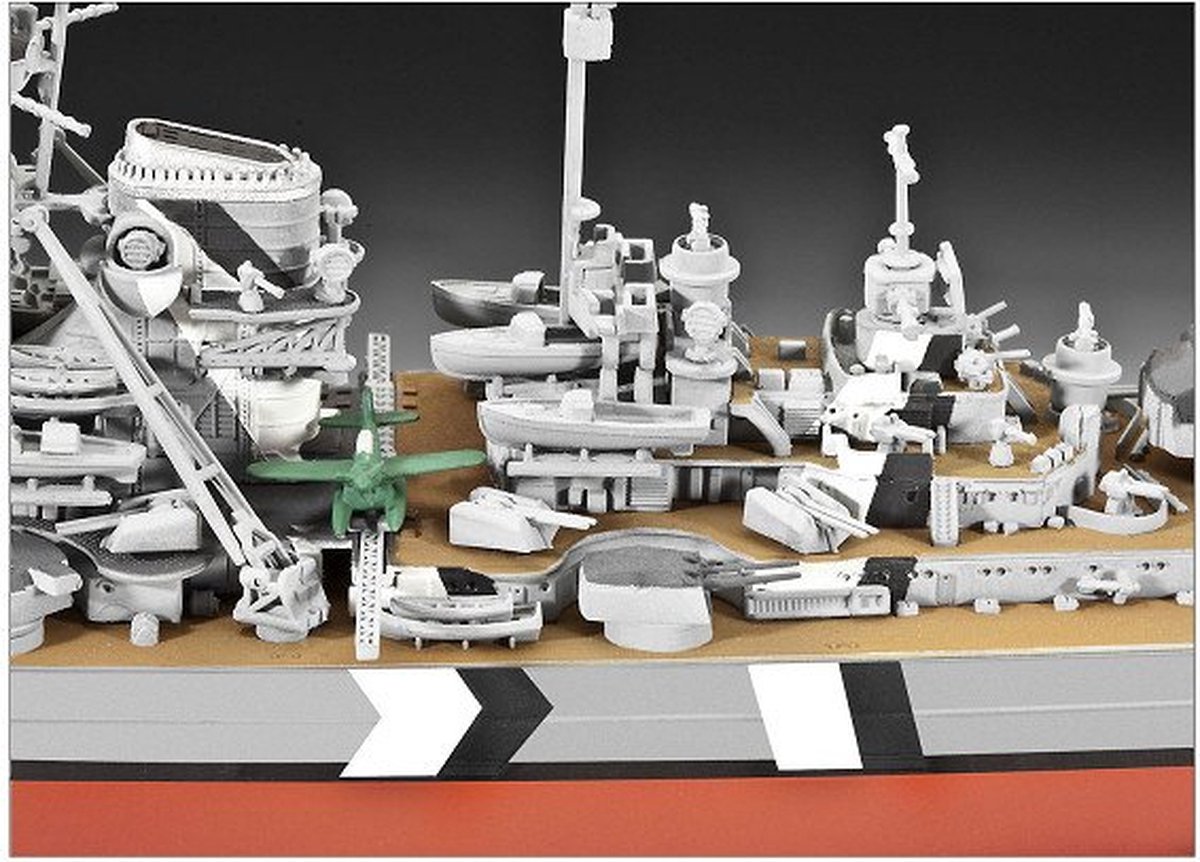 Revell Modelbouwpakket Schepen - 05098 Battleship Bismarck - Bismarck-klasse - Schip Plastic - 1:700 - Modelbouw — afbeelding 15