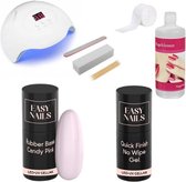 Easy Nails - Rubber Base BIAB Starterset met lamp - Candy Pink