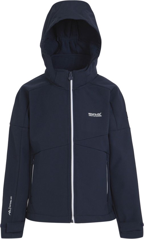 Regatta, Acidity VII Kinder Softshell Jack, Navy, Maat 152