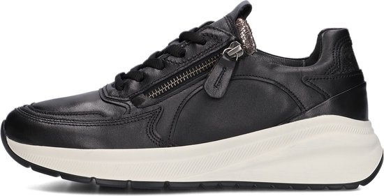 Gabor 598 Lage sneakers - Leren Sneaker - Dames - Zwart - Maat 39