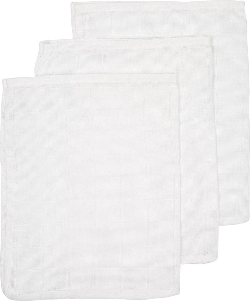 BD Collection Washand Wit 3-Pack