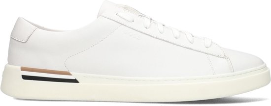 Boss Clint Tenn Lage sneakers - Leren Sneaker - Heren - Wit - Maat 46