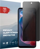 Rosso Privacy Screen Protector Geschikt voor de Motorola Moto G Play - 9H Gehard Glas - Case Friendly Tempered Glass - Eenvoudige Installatie