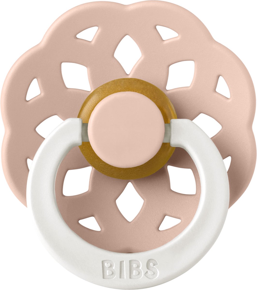 Goedkoopste Bibs Boheme Glow In The Dark Blush 0-6 mnd Fopspeen 210256C