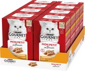 Gourmet Mon Petit Intense - Kattenvoer Natvoer - Gevogelte - 48 x 50 g
