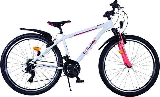 Volare XC Race Kinderfiets - 26 inch - 21 speed - Wit Roze