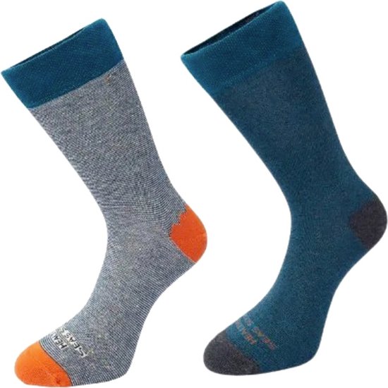 OneTrippel - Healthy Seas Socks - Heren sok - 2 Paar - Murex en Tulip - EUR 41-46