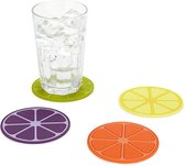 Balvi onderzetters Fruit party set van 4