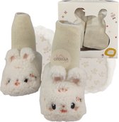 Cozella® | Baby Schoentjes - Baby Slofjes - Baby Kleding Jongens - Baby kleding Meisjes - Konijn Maat: 2 tot 4 maanden