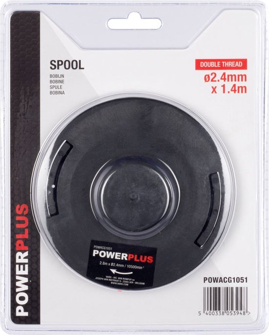 Powerplus POWACG1051 Bobijn - Spoel voor grastimmer en bosmaaier - 60476-60478-xg3012-xg3016-xg3023-xg3025-xg30 van Powerplus — afbeelding 2