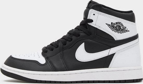 Foto: Nike air jordan 1 high og black white sneakers mannen maat 43 zwart wit