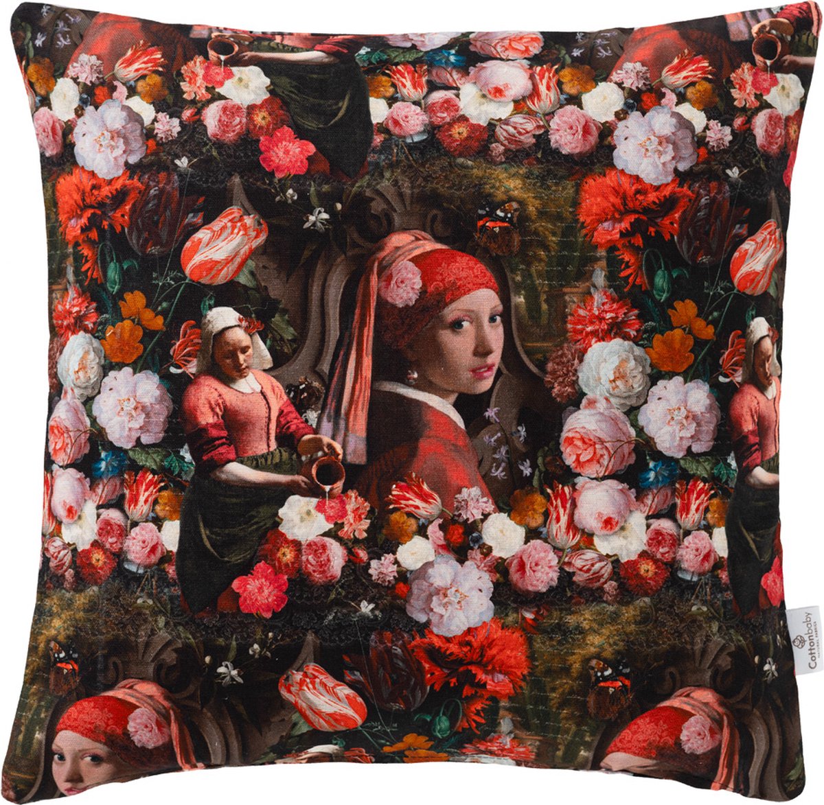 Cottonbaby sierkussenhoes - Vermeer - 40x40 cm
