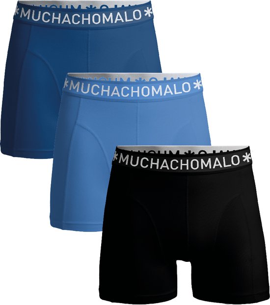 Muchachomalo Heren Boxershorts - 3 Pack - Maat M - 95% Katoen - Mannen Onderbroek