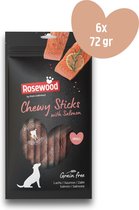 Rosewood by Pets Unlimited - Chewy Sticks - Zalm - Small - hondensnacks - 6 zakjes à 72g