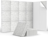 30 * 30 * 0.9cm Vierkante Geluidwerende Panelen voor Muren Geluiddempende Isolatie Grijs acoustic panels